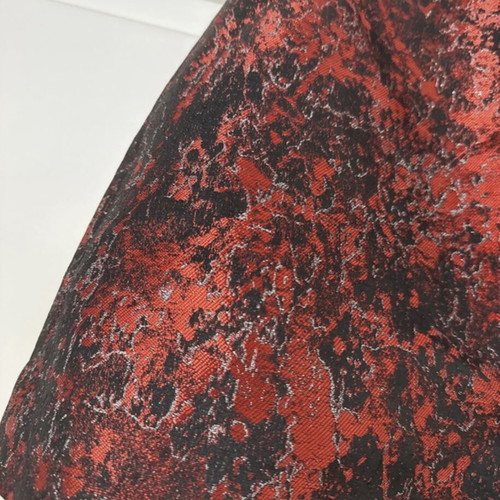 Skirt new, red and silver, A-line, size XS
