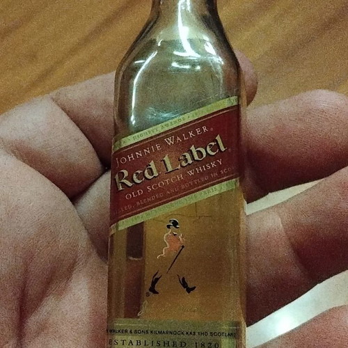 Johnnie Walker Red Label whisky miniature new