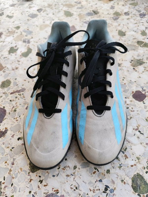 Adidas Performance X Crazyfast Messi.4 TF football shoes like new, silver, size 40.5