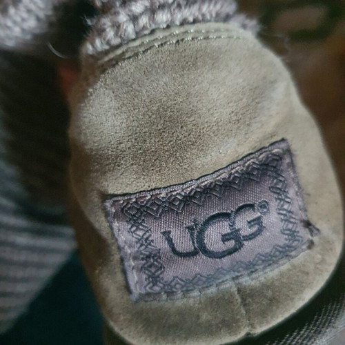 Μπότες Ugg πλεκτές σαν καινούργιες no 40-41 με δώρο τσάντα Doca γκρι