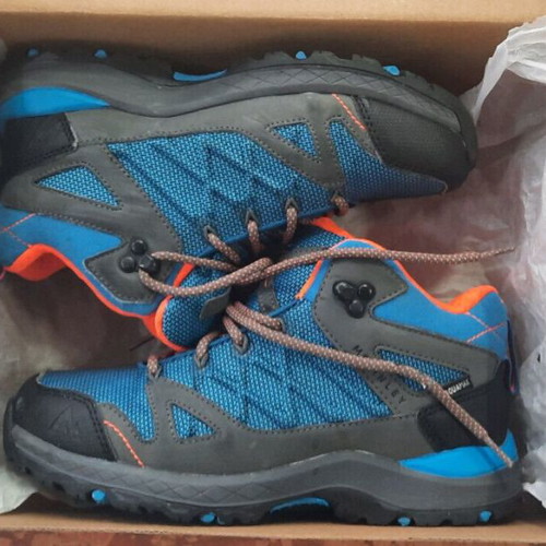 McKinley Toronto Mid AQX hiking boots like new, size 37, blue-orange