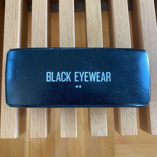 Black Eyewear Zoot sunglasses used, brown tortoiseshell frame