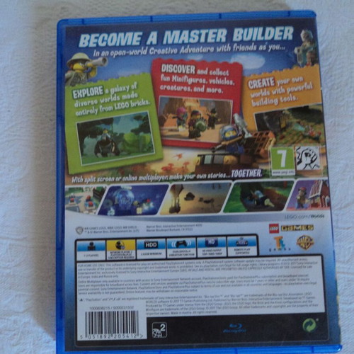 Lego Worlds PS4 game used