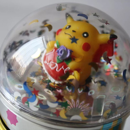 Vintage Pokemon Pikachu Blastoise metal coin bank Nintendo new 2000