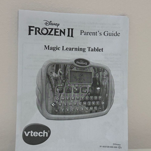 VTech Frozen II Magic Learning Tablet like new, English