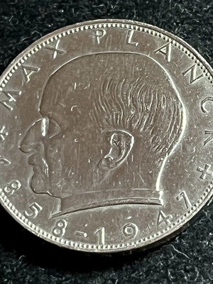 2 Mark Germany 1957 used