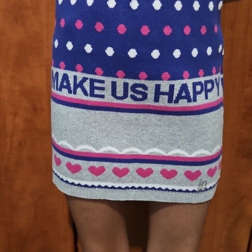 Children's knitted skirt new, for 8 years old, gray, In Time Kids