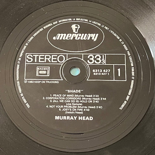 MURRAY HEAD - Shade .. Murray Head – Shade