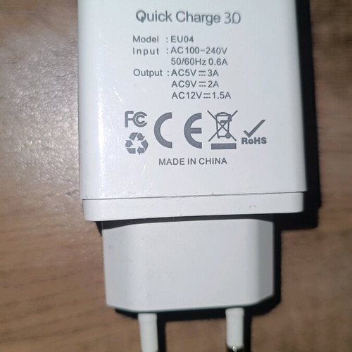 Φορτιστής Xipin Quick Charge 3.0 με καλώδιο Lighting σαν καινούργιο, θύρα USB για iPhone