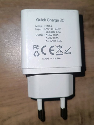 Φορτιστής Xipin Quick Charge 3.0 με καλώδιο Lighting σαν καινούργιο, θύρα USB για iPhone