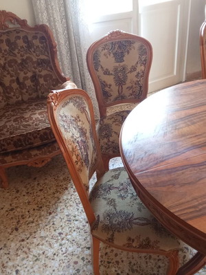 Vintage living room and dining furniture set like new