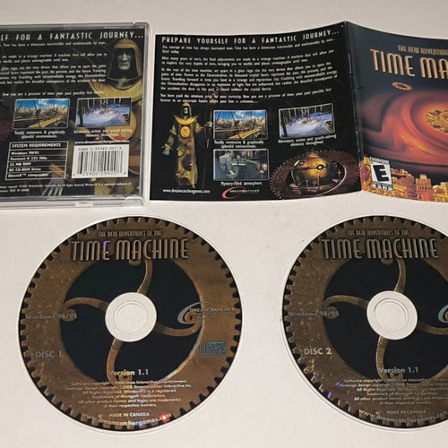 Time Machine PC game used, adventure