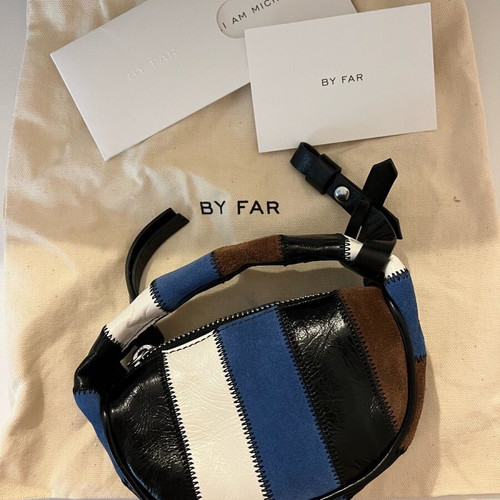 By Far leather mini bag new, multicolor handheld