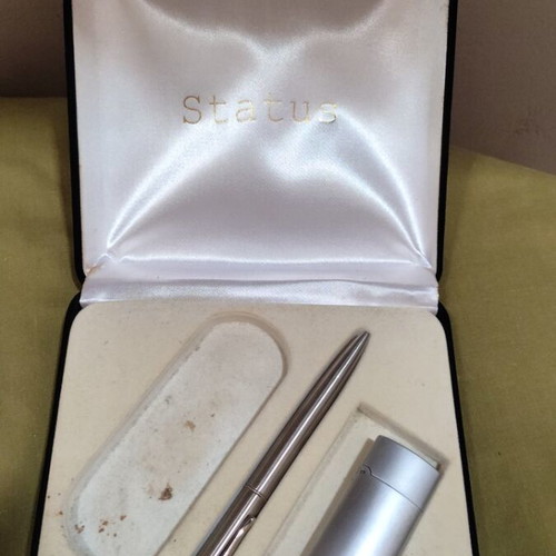 Pen and lighter set used
