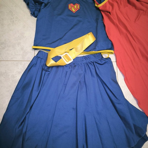 Superwoman carnival costume for 7 years old, Shein like new