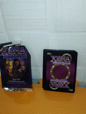 Xena Ζήνα κάρτες μεταχειρισμένες, όλες μαζί με σακουλάκι