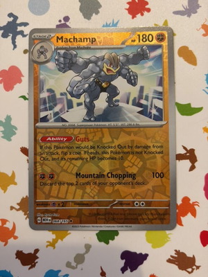 Pokémon TCG Machamp ScarletViolet-151 Reverse Holo new