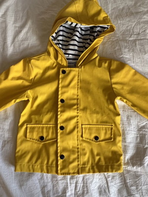 TU raincoat for boy 2-3 years like new, yellow
