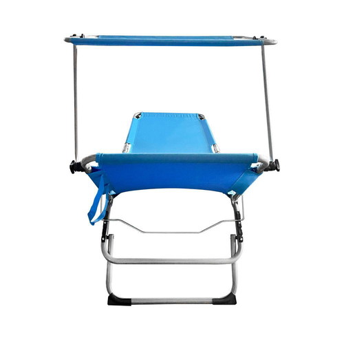 Muhler C2013 garden lounger new, 188x56xH25cm, foldable, blue
