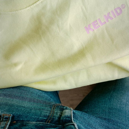 Kelkid sweatshirt oversized new, yellow, size XS