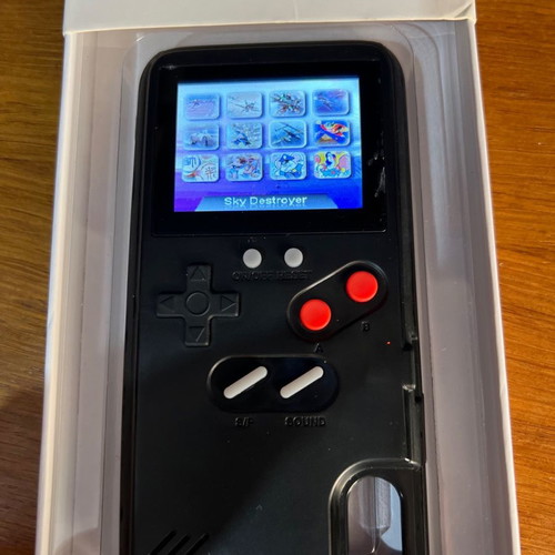 iPhone X case used with 36 classic games and screen protector