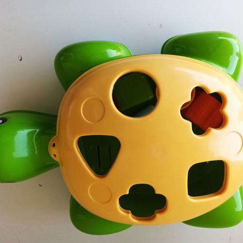 Dolu Fisher Price Shape Sorter Turtle toy, 5 pieces