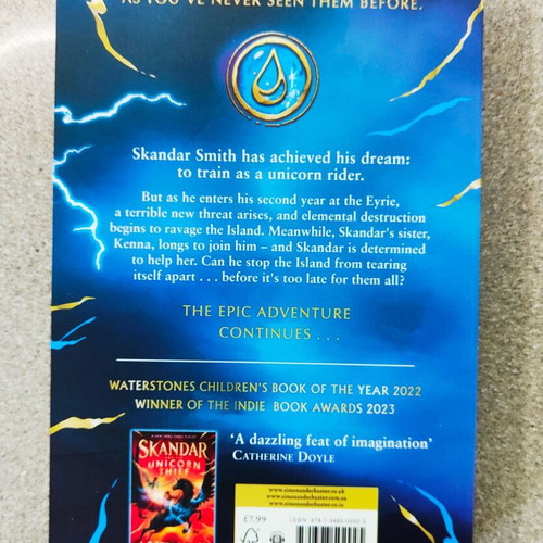 Skandar and the Phantom Rider new paperback book by A.F. Steadman