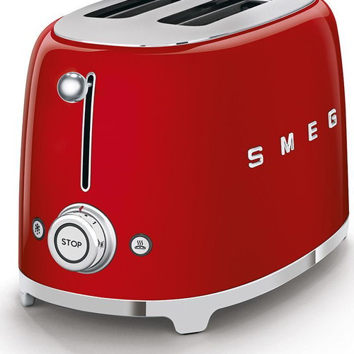 Smeg toaster 2-slot 950W red new