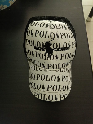 Polo Ralph Lauren Hat like new, black and white, one size
