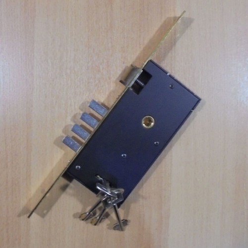 Securemme 2022 Italian mortise security lock 4 pins, 2 turns with 4 keys like new