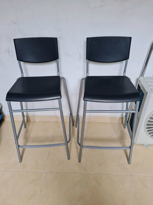 High chair - bar stool with backrest