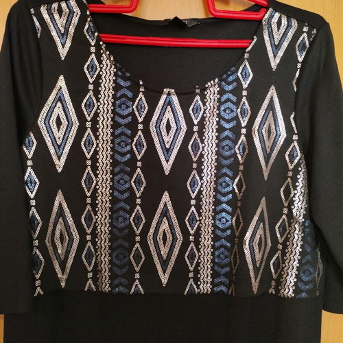 Esmara women's dress like new with shiny details black