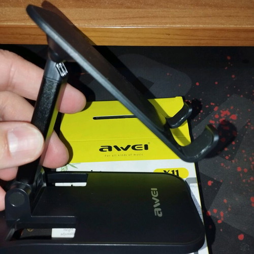 Desktop stand for phone and tablet with adjustable height and angle new
