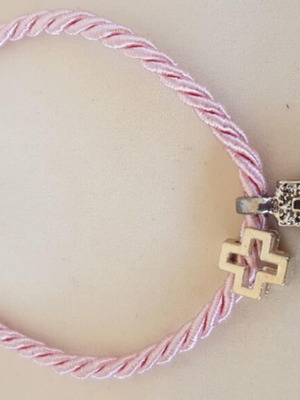 Bracelet with 2 crosses used