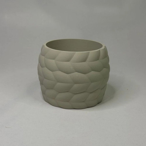 Aura planter set 3D printed, small and large, organic design