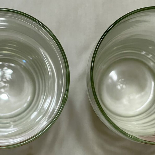 Carlsberg beer glasses set of 2 like new, vintage collectible