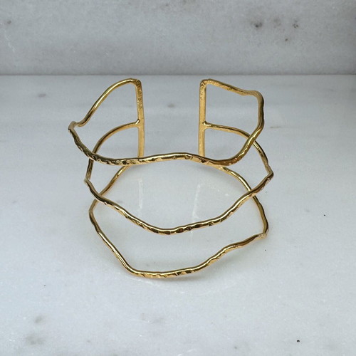 Gold cuff bracelet new, gold color