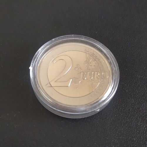 2 Euro Austria 2024 coin used in protective capsule