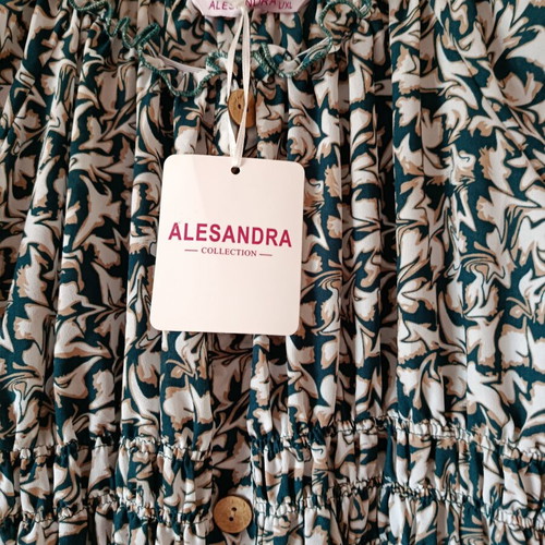 Alesandra Collection Midi Dress new, colorful pattern