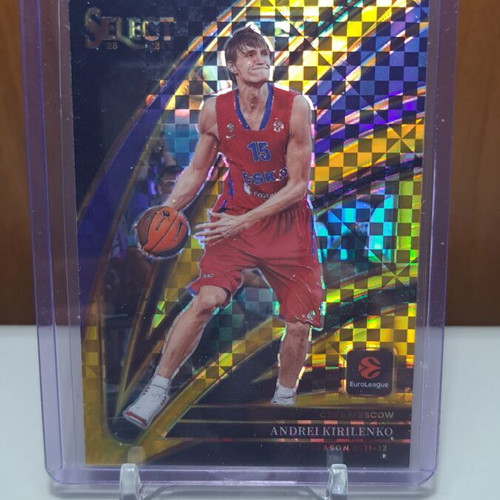 Select Euroleague 2025-26 Courtside Gold Prizm Andrei Kirilenko numbered /10 like new