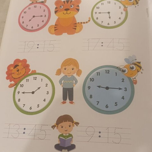 Learning Time educational activity book for children