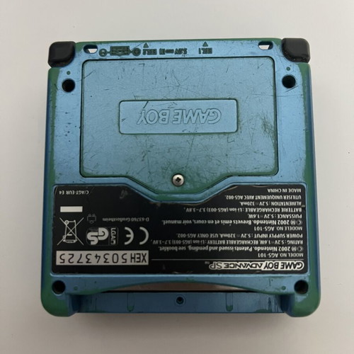 Nintendo Game Boy Advance SP used, screen issue, battery needs replacement