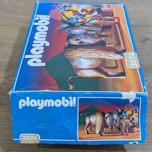 Playmobil Western 3874 Bison Hunters set used with box