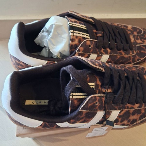 Corina leopard athletic shoes new size 39