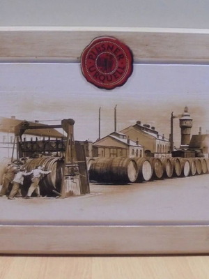Pilsner Urquell μπίρα διαφημιστική ξύλινη πινακίδα σαν καινούργιο