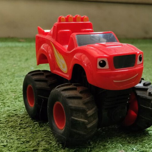 Monster Truck Blaze with Pull-Back Mechanism like new
