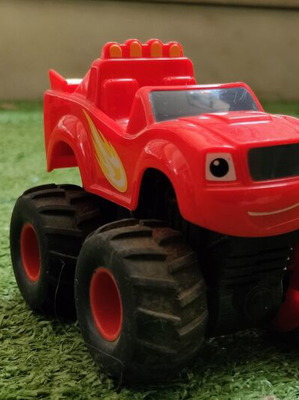 Monster Truck Blaze with Pull-Back Mechanism like new