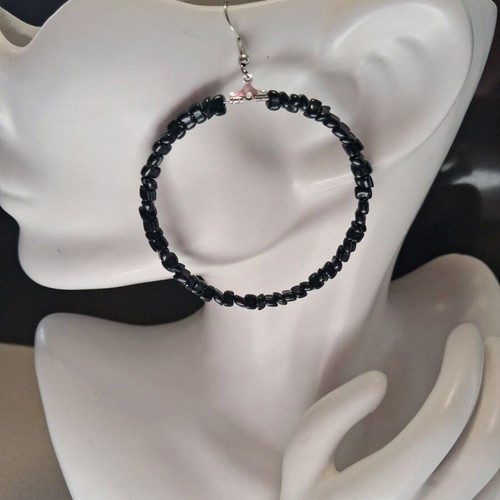 Handmade Long Earrings set new with gift hoop