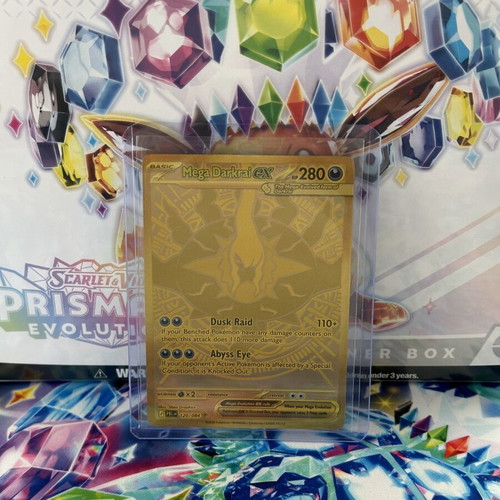 Mega Darkrai ex PBL 120 HR card like new