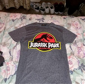 Αυθεντικό Jurassic park T- shirt σε γκρι απόχρωση